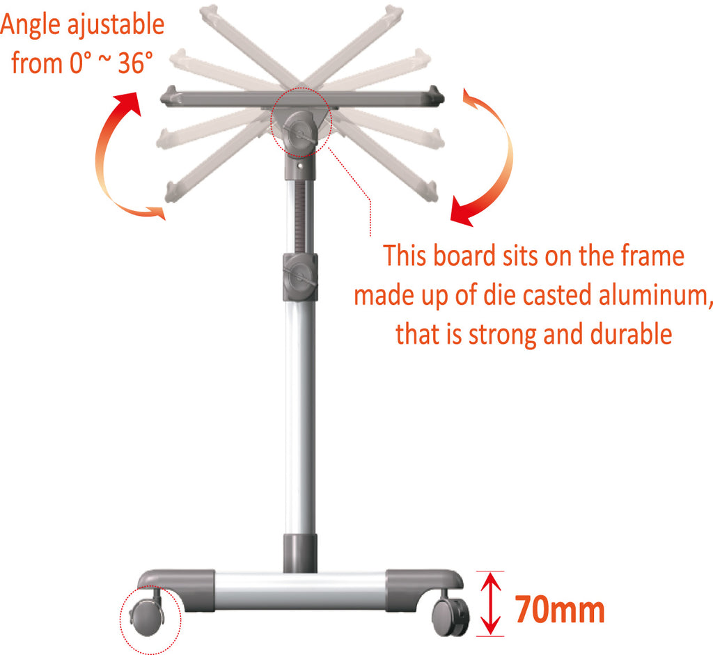 Defianz height adjustable ergonomic table.