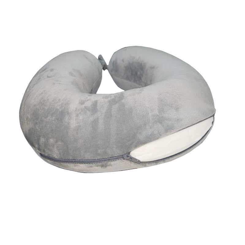 Viaggi U Shape Memory Foam Soft Travel Neck Pillow for Neck Pain Relief Cervical Orthopedic Use Comfortable Head Neck Rest Pillow