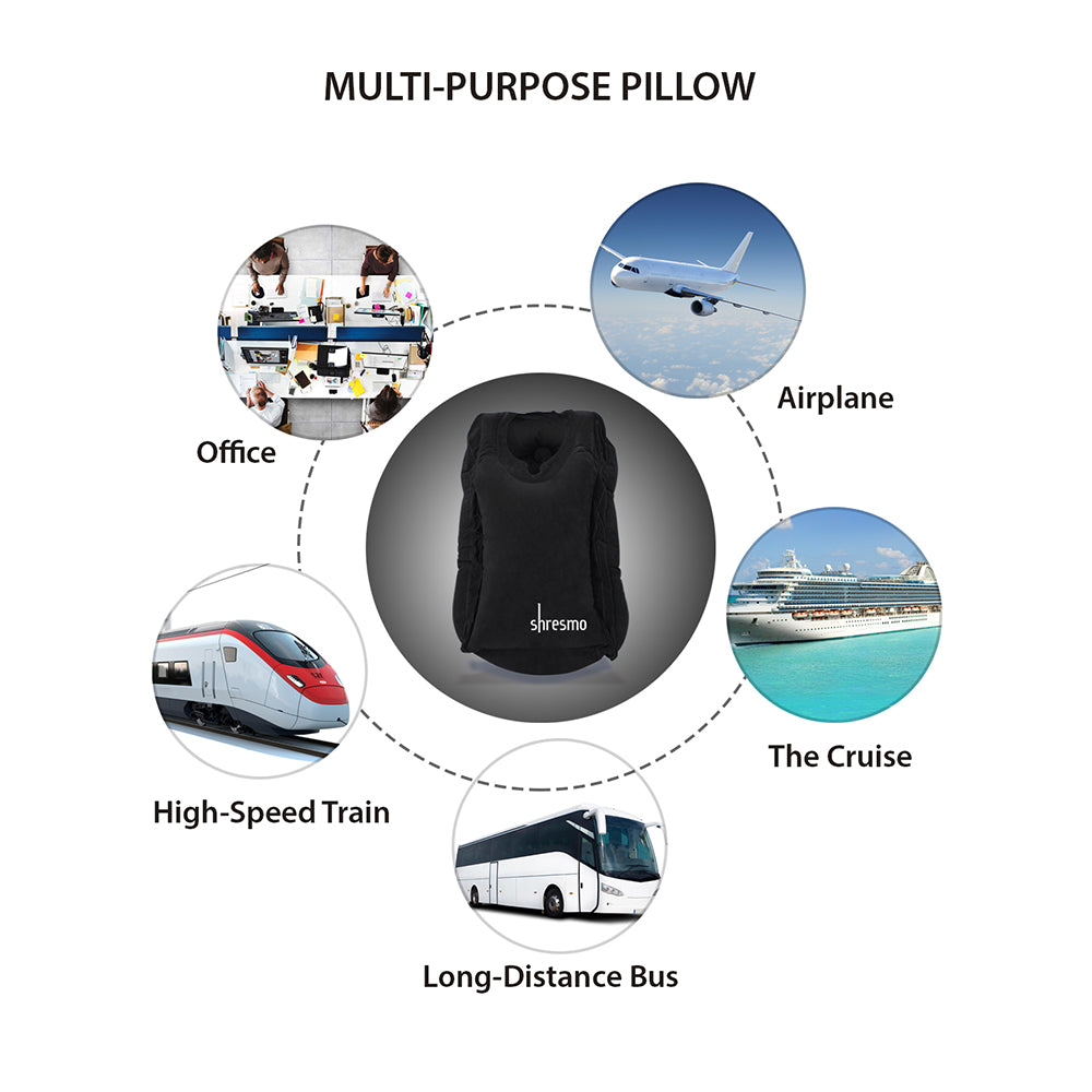 Multi-Function Inflatable Travel Pillow 3