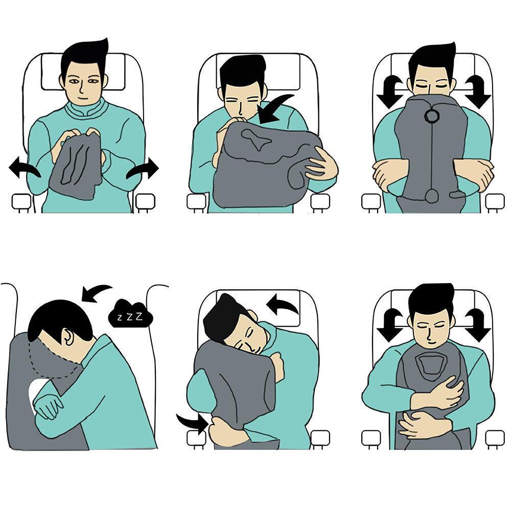 Back pain pillow for travelling 