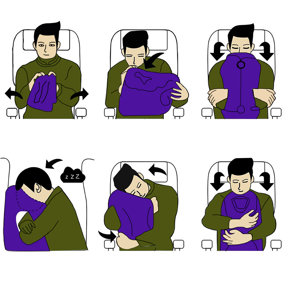 Back pain pillow for travelling 