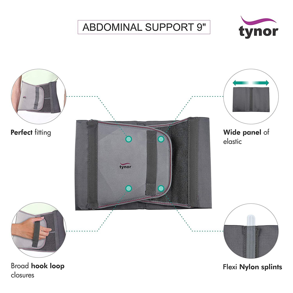 Tynor Tummy Trimmer/Abdominal Belt (compression & support to abdominal, Slimming-Men & Women) 4