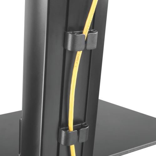 Defianz Sit-Stand Desktop Workstation - Spring Lift
