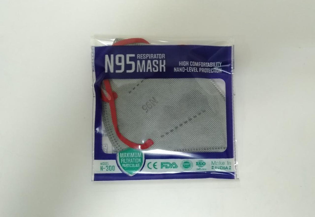 10 Nos Niosh Compliant N95 Mask - Amtech N95 Mask With Head Loops - (Pack of 10) 