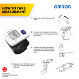 Omron Hem 6161 Fully Automatic Wrist Blood Pressure Monitor With Intellisense Technology, Cuff Wrapping Guide And Irregular Heartbeat Detection For Most Accurate Measurement