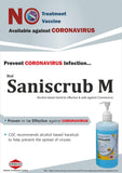 Saniscrub M- Hand Disinfectant/ Hand Rub