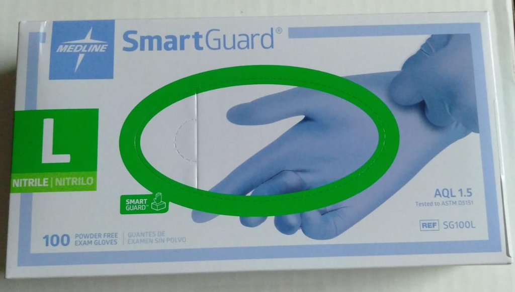 SmartGuard ® Powder Free Exam Nitrile Gloves - Medline
