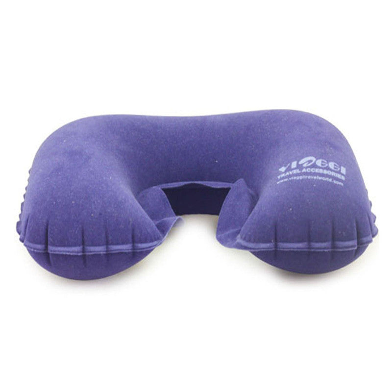 Viaggi  Inflatable Air Pillow  Cushion for Travel-Blue
