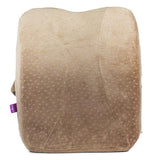 Viaggi Lumbar Support Memory Foam Pillow/Back Rest Cushion - Brown