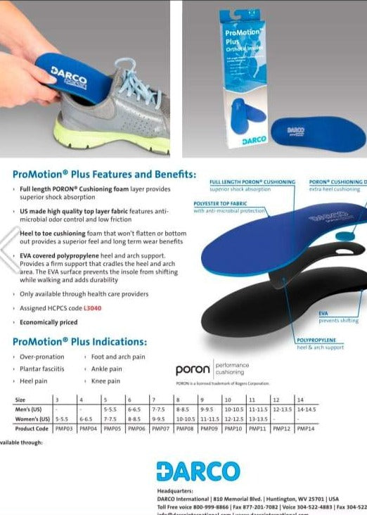 Darco Promotion Plus Orthotic Insole3