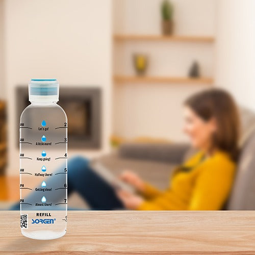 Sorgen Water Bottle with Motivational Time Marker